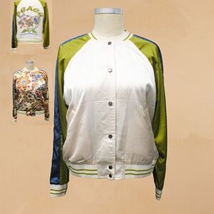 Women's Multicolor Reversible Bomber Jacket